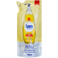 Detergent lichid, rezervă, pentru vase Sano Spark lămâie, 700 ml